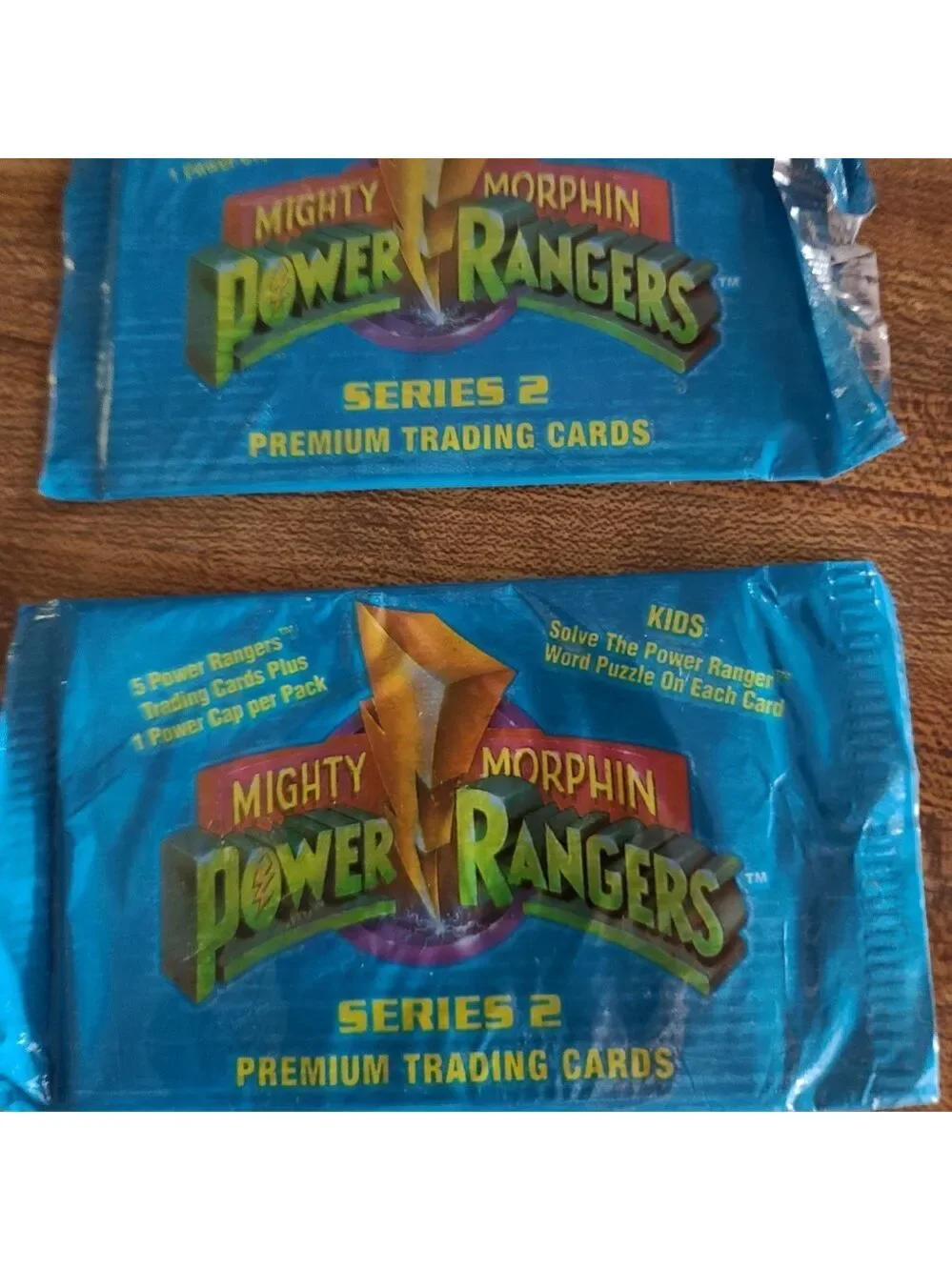 Vintage Mighty Morphin Power Rangers Trading Cards - Sealed Packs